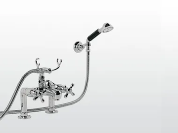 ROMA 3274RG305/6 - 2 hole wall-mounted bathtub tap by RUBINETTERIE STELLA - view 2